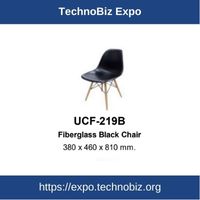UCF-219B Fiberglass Black Chair